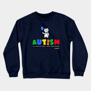 AUTISM AWARENESS:UNDERSTANDING, ACCEPTANCE, LOVE MENTAL  KIDS Crewneck Sweatshirt